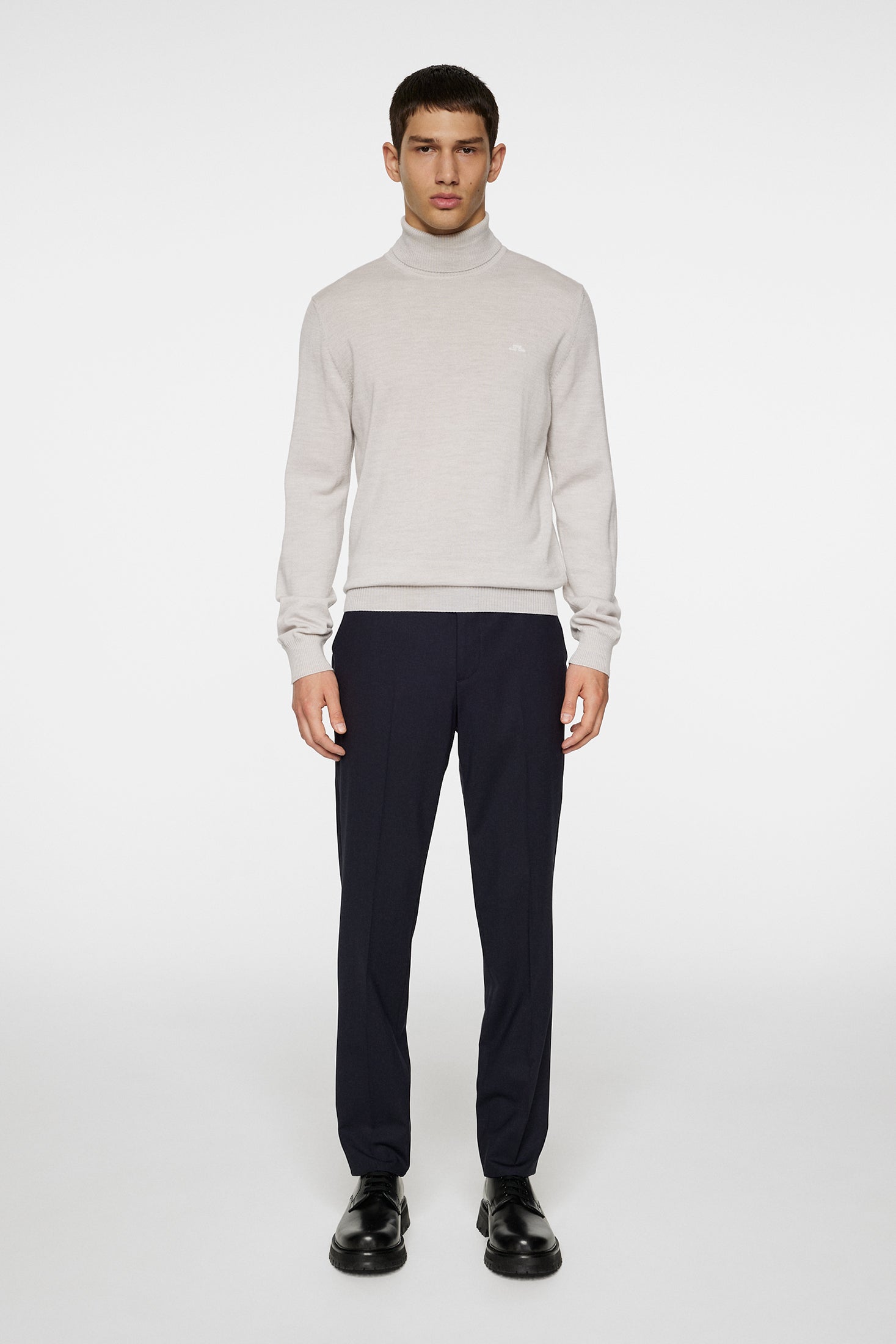 J.Lindeberg merinovillaneule beige Kaden Merino Turtleneck