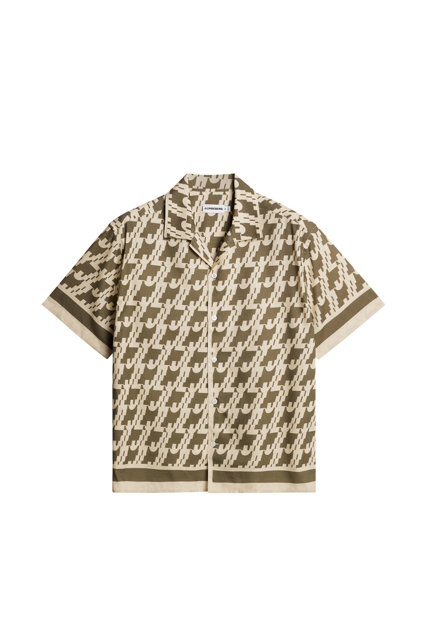 J.Lindeberg Ellis Border Resort Shirt lyhythihainen kauluspaita