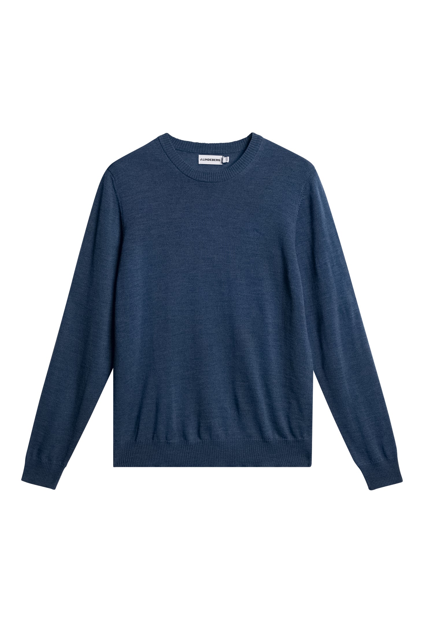 J. Lindeberg merinovillaneule sininen Keane Merino Crew Neck