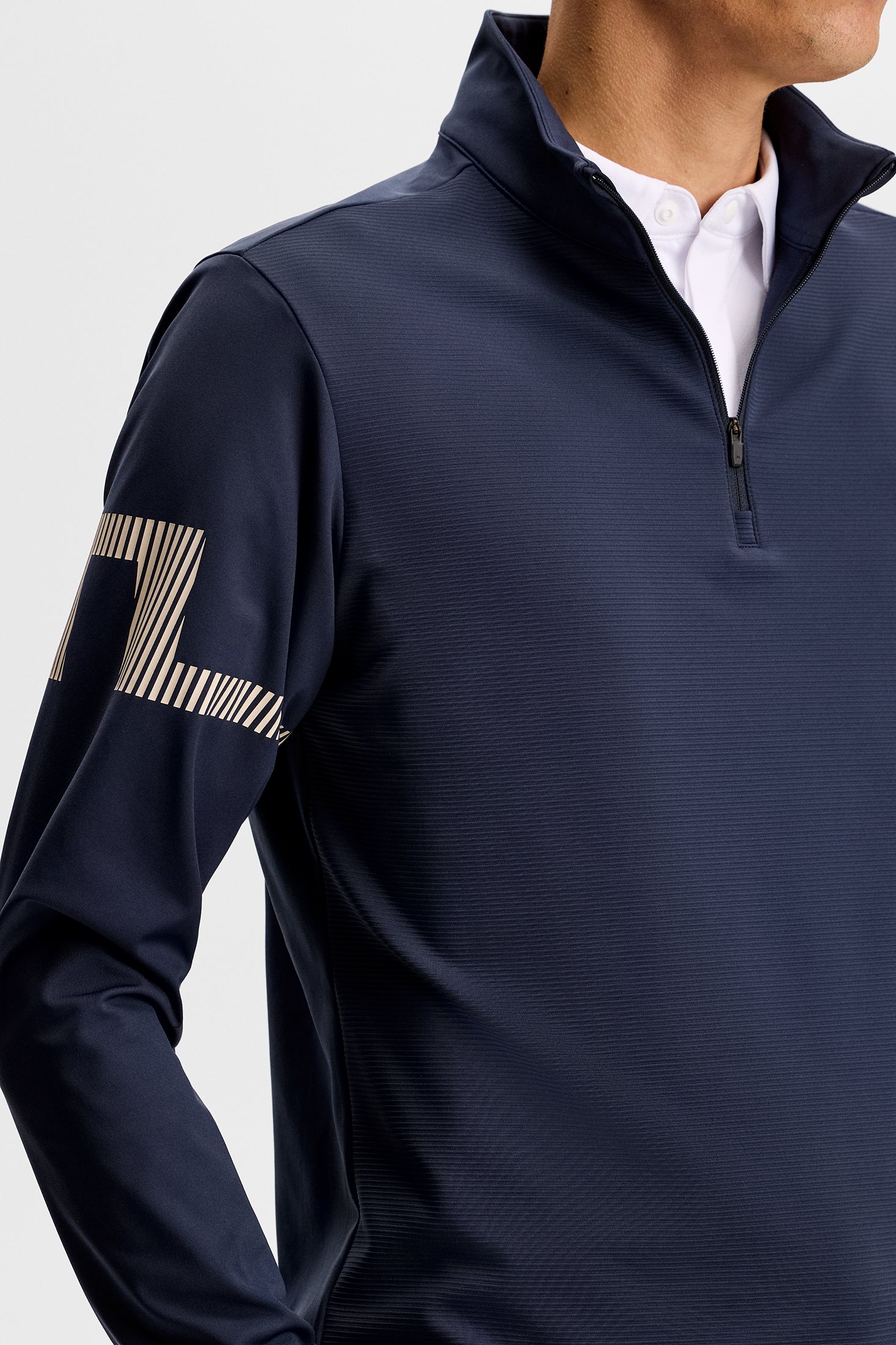 J.Lindeberg Heath Strike Mid Layer tekninen paita navy